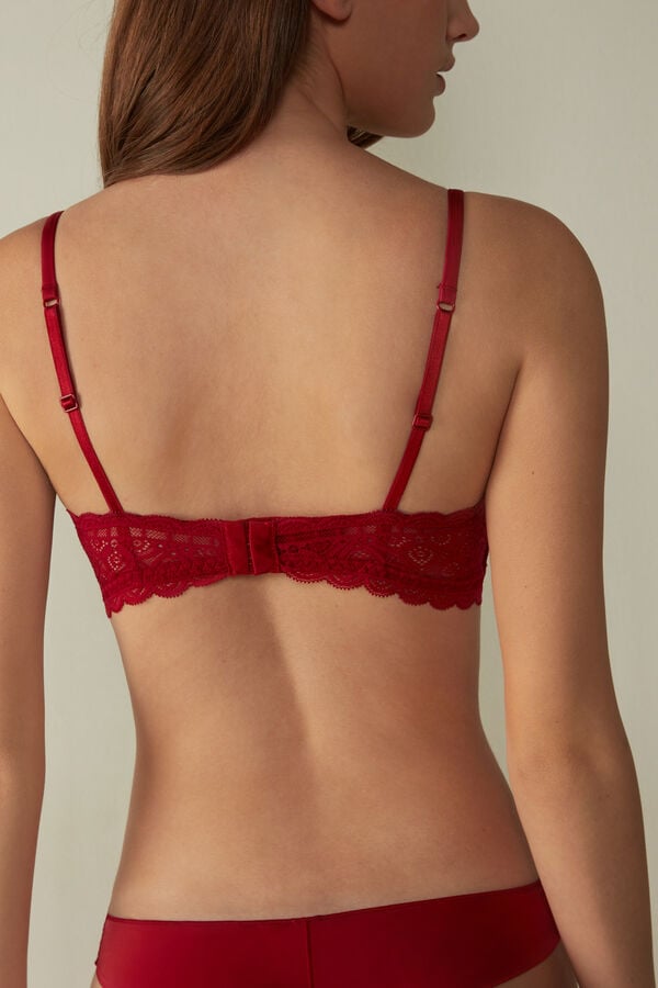 Intimssimi Tiziana Triangle Bra in δαντελα κοκκινα | MGRFT20678