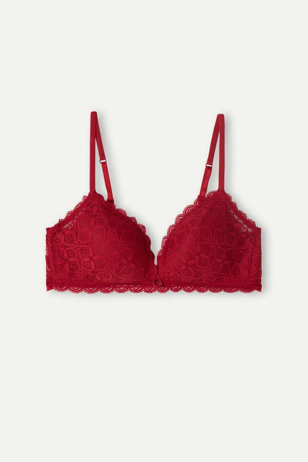 Intimssimi Tiziana Triangle Bra in δαντελα κοκκινα | MGRFT20678