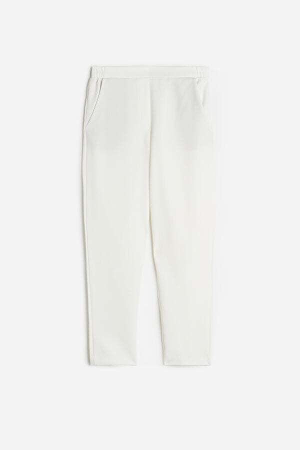 Intimssimi Trousers with Pockets ασπρα | AGRDF13190