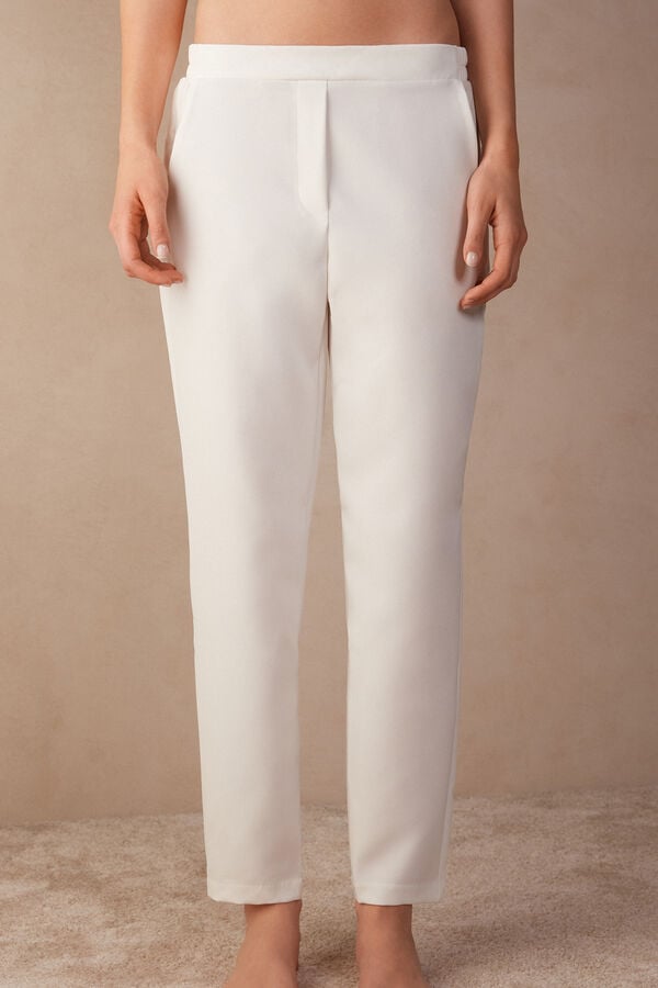 Intimssimi Trousers with Pockets ασπρα | AGRDF13190