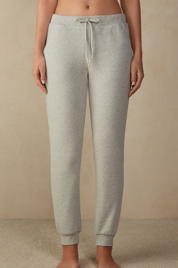 Intimssimi Warm Cuddles Full Length Cuffed Pants γκρι | XGRBH16266