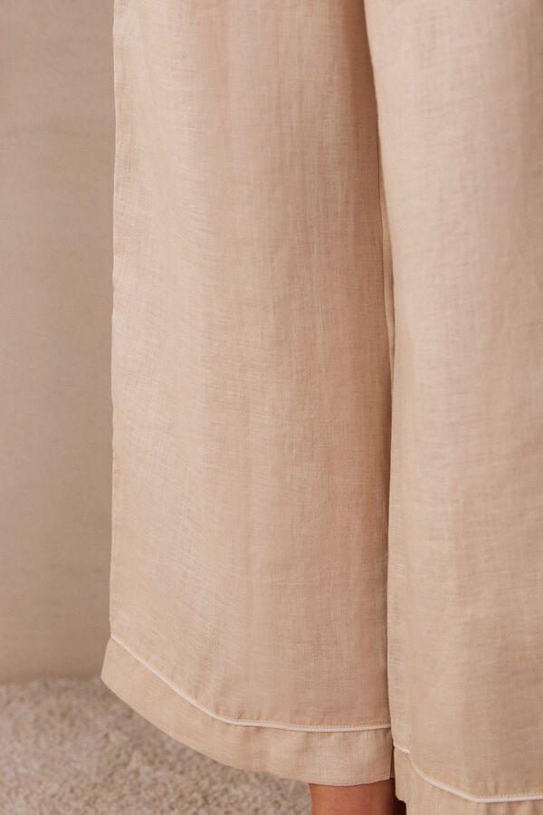 Intimssimi Yacht Night Linen Pants Natural | DGRKV32266