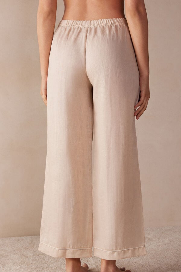 Intimssimi Yacht Night Linen Pants Natural | DGRKV32266