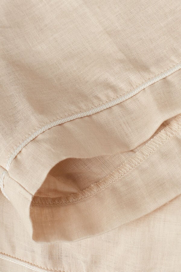 Intimssimi Yacht Night Linen Shorts Natural | GRZDE16768