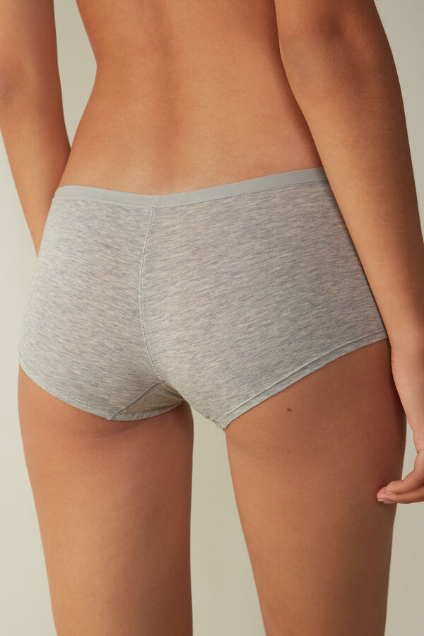 Intimssimi βαμβακερα Boyshorts γκρι | GGRUC37748