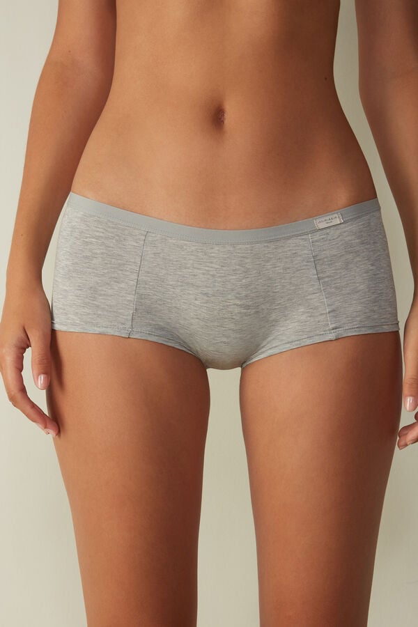 Intimssimi βαμβακερα Boyshorts γκρι | GGRUC37748