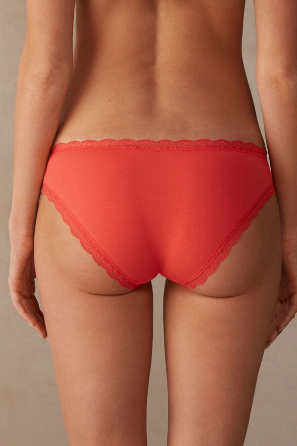 Intimssimi βαμβακερα and δαντελα Panties πορτοκαλι | LGRTR99839