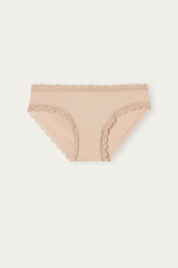 Intimssimi βαμβακερα and δαντελα Panties Natural | MGRFT25535