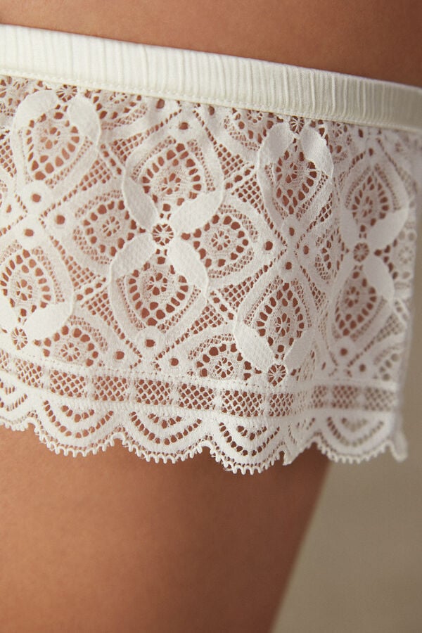 Intimssimi δαντελα Garter ασπρα | GRDFL47899