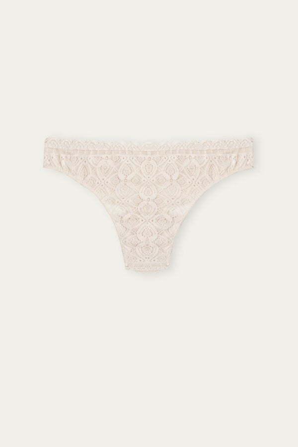 Intimssimi δαντελα and Microfiber Brazilian Natural | AGRDF67563