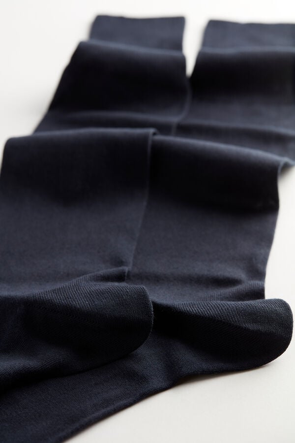 Intimssimi ψηλεσ Cashmere-Silk-βαμβακερα Blend Socks μπλε | AGRWC89298