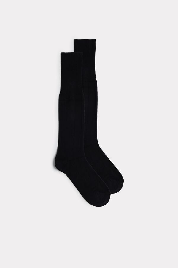 Intimssimi ψηλεσ Warm βαμβακερα Socks μαυρα | LGRTR22523